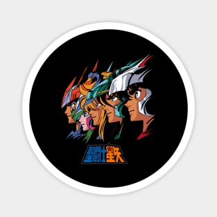 Saint Seiya Bronze Saints Team Portrait Magnet